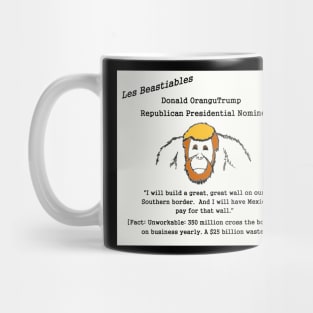 Donald OranguTrump Mexican Wall Mug